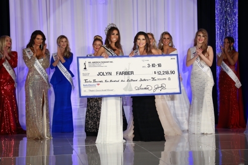 Ms. International 2018-19 - Jolyn Farber also won the Peoples Choice award and won $12,218.90 CASH! 